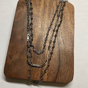 Sorrelli Multi Strand Crystal Necklace